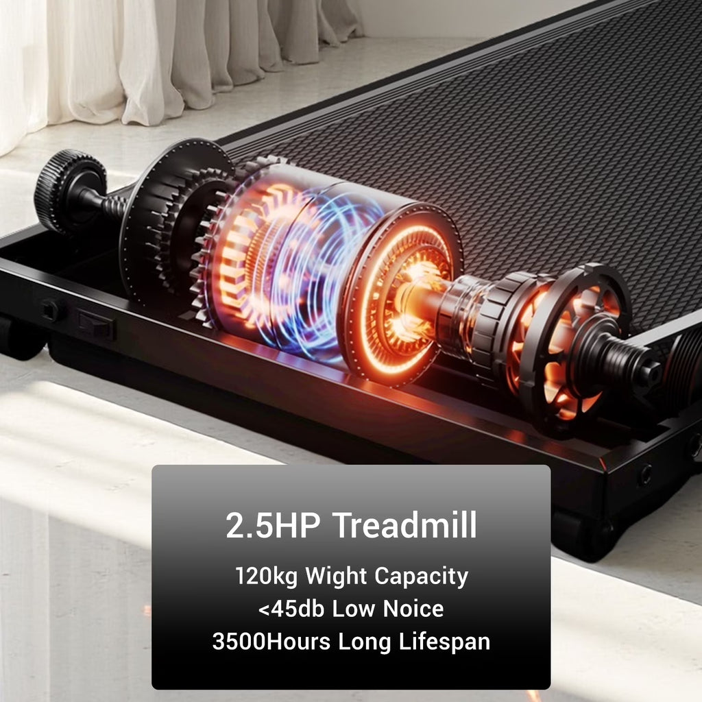 4-In-1 Treadmill with 10% Incline Workouts, Portable Treadmills for Home with Handle, Foldable Treadmills for Home and Office, 300 Lbs Weight Capacity, Three Touch Screen